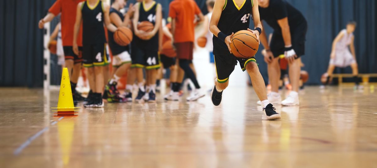 First Hoops Academy Session for ages 7-11. 