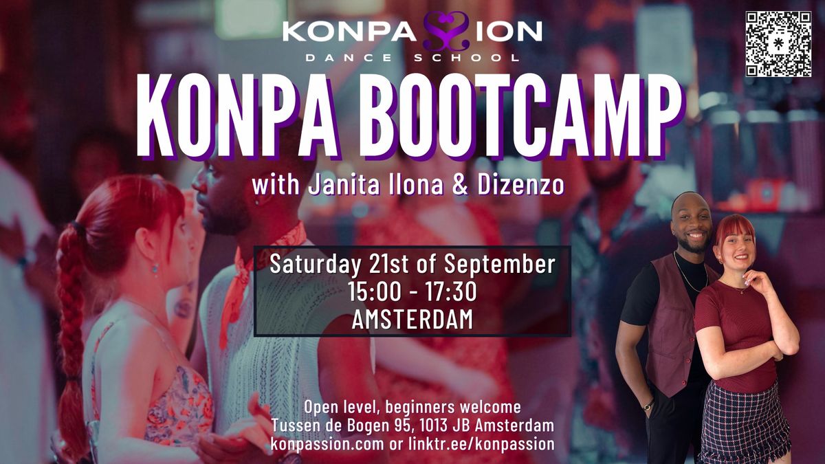 Konpa Bootcamp in Amsterdam with Janita Ilona & Dizenzo 