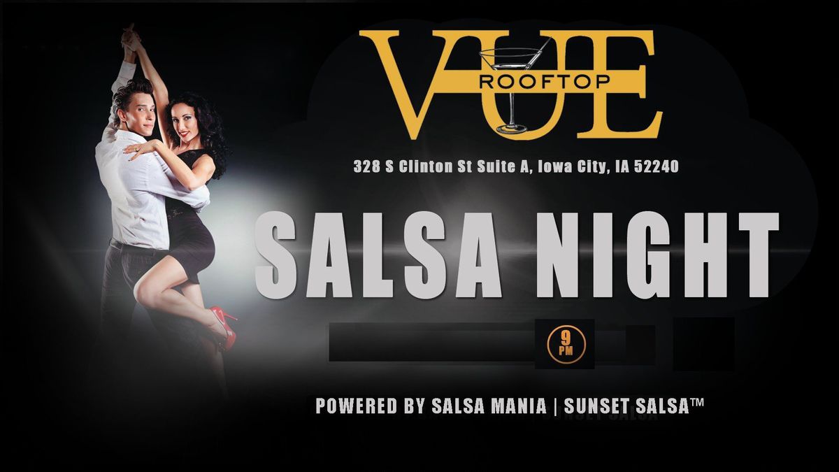 Salsa Night @ Vue Rooftop in Iowa City
