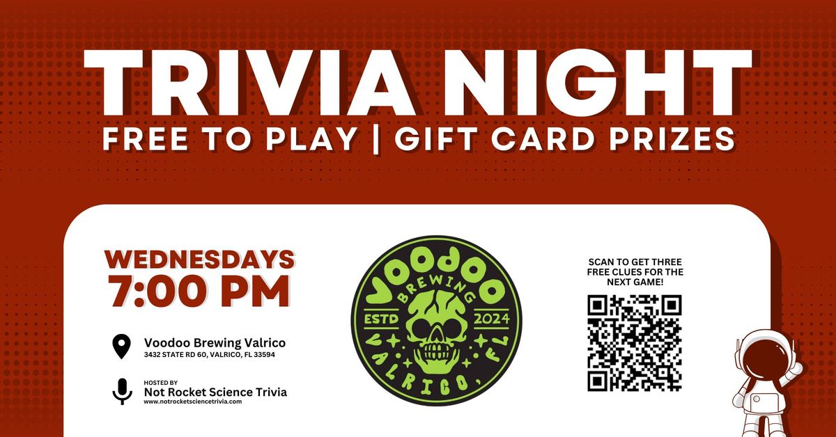 Trivia Night at Voodoo Brewing Valrico