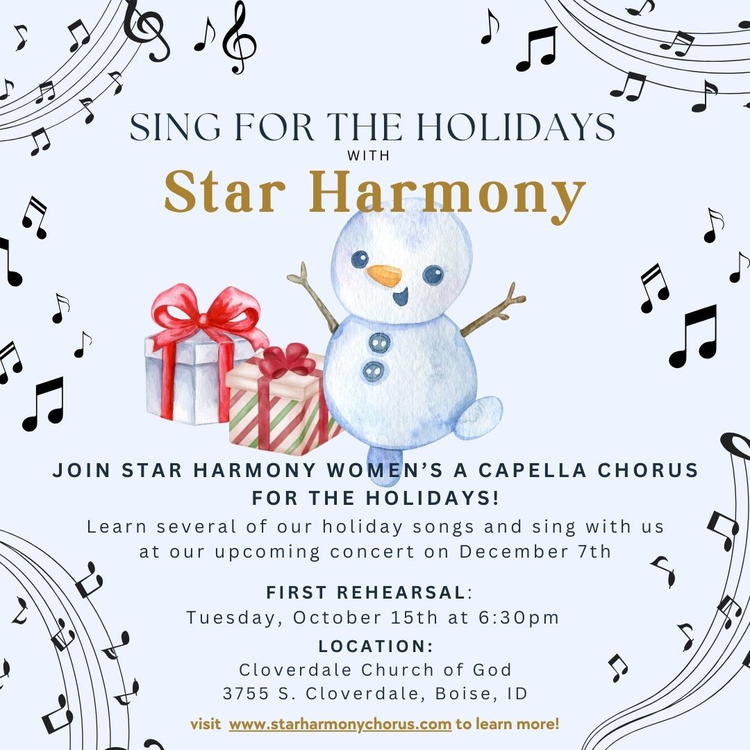 Sing with Star Harmony for the Holidays!