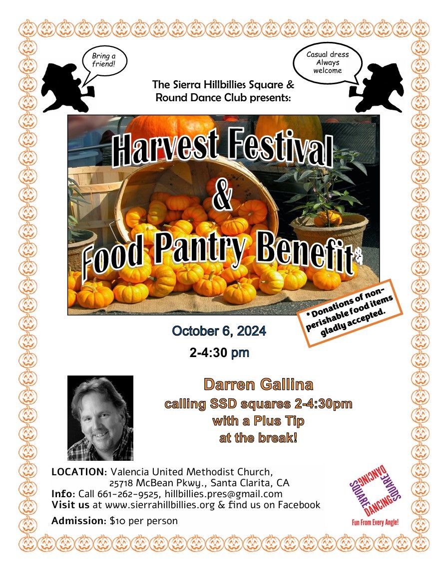 Sierra Hillbillies Harvest Festival & Food Pantry Benefit Dance