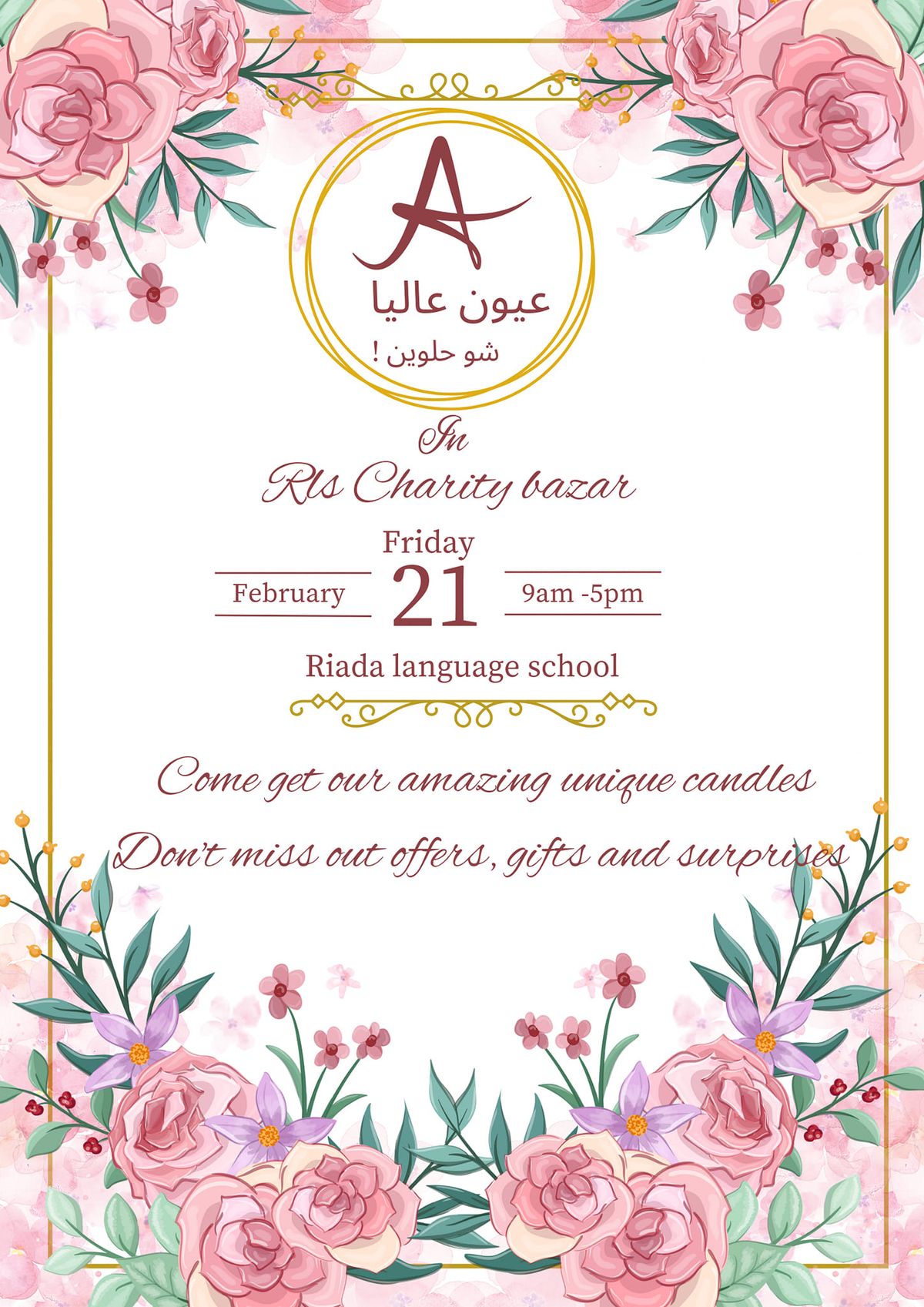 Riada charity bazaar