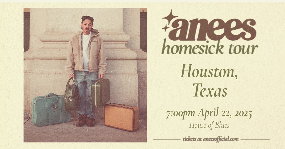 anees - Homesick Tour 2025