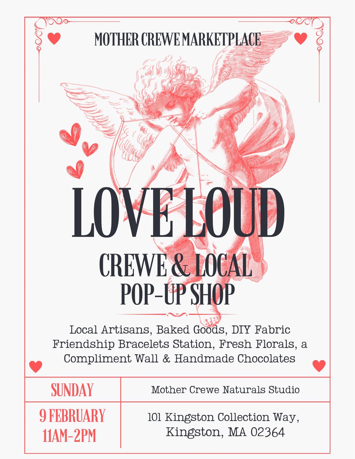 Crewe & Local - Love Loud Pop-Up Shop