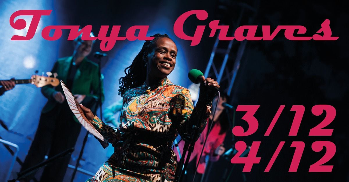 Tonya Graves Band - December Tour at Jazz Dock