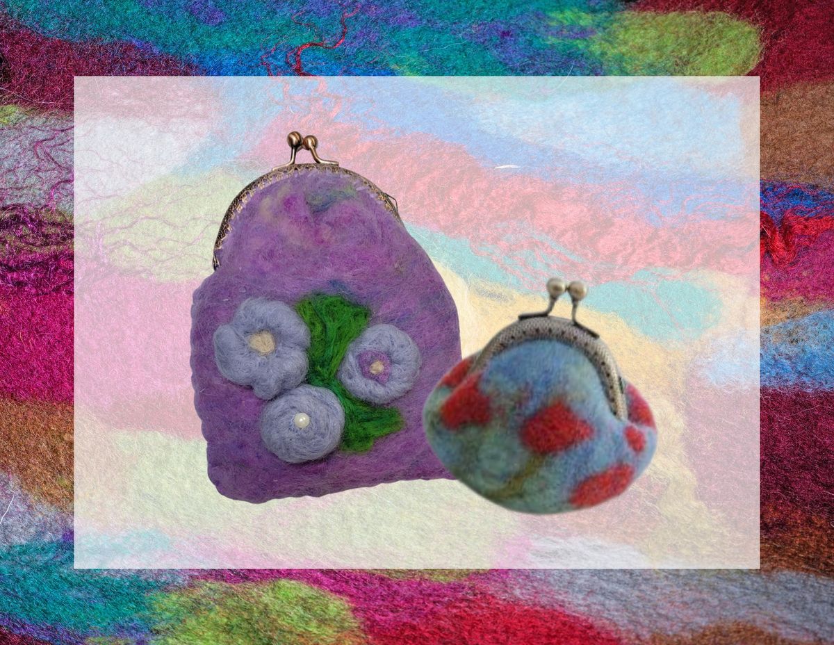 Felted Coin Purses with Stacy Heydt