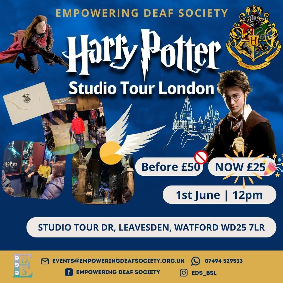 FULLY BOOKED - Harry Potter Studio 