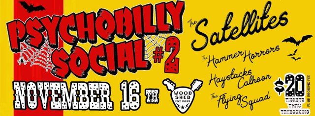 Psychobilly Social #2 November 16th at Woodshed