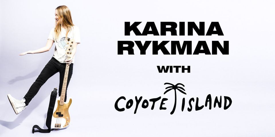 Karina Rykman with Coyote Island