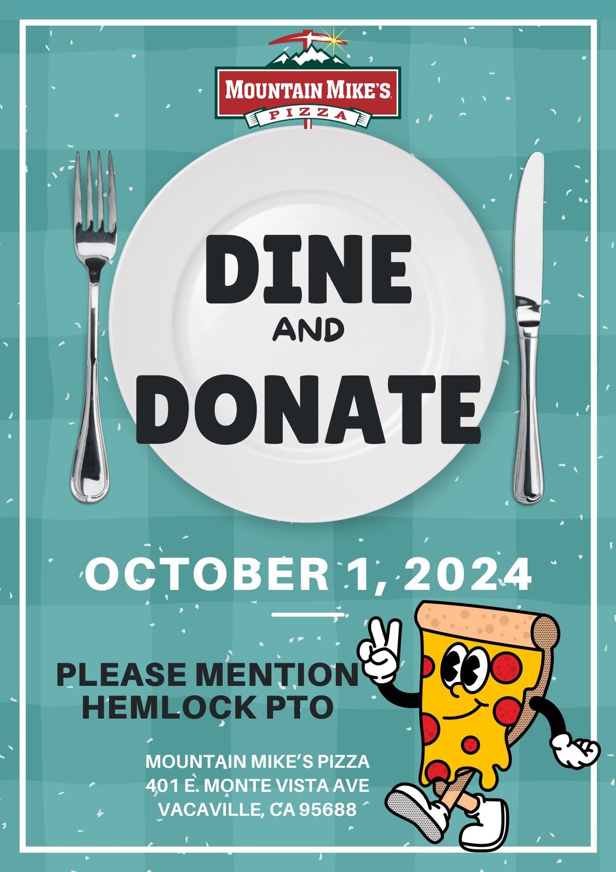 Dine and donate 