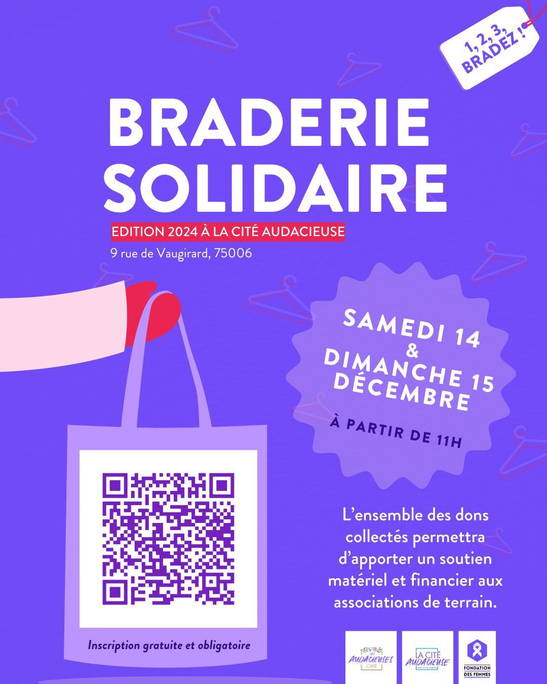 Braderie de La Fondation des Femmes x Cite Audacieuses x Les Audacieuses Cafe