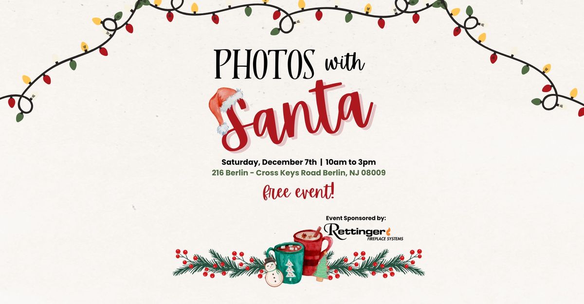 Photos with Santa - Sponsored by Rettinger Fireplace Systems