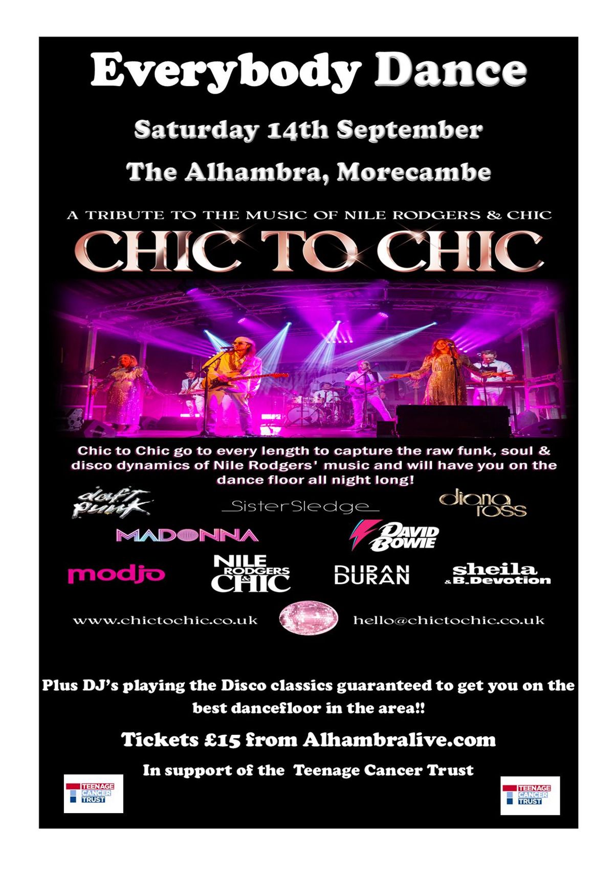 Everybody Dance 2 - Disco Night featuring live music from Chic to Chic