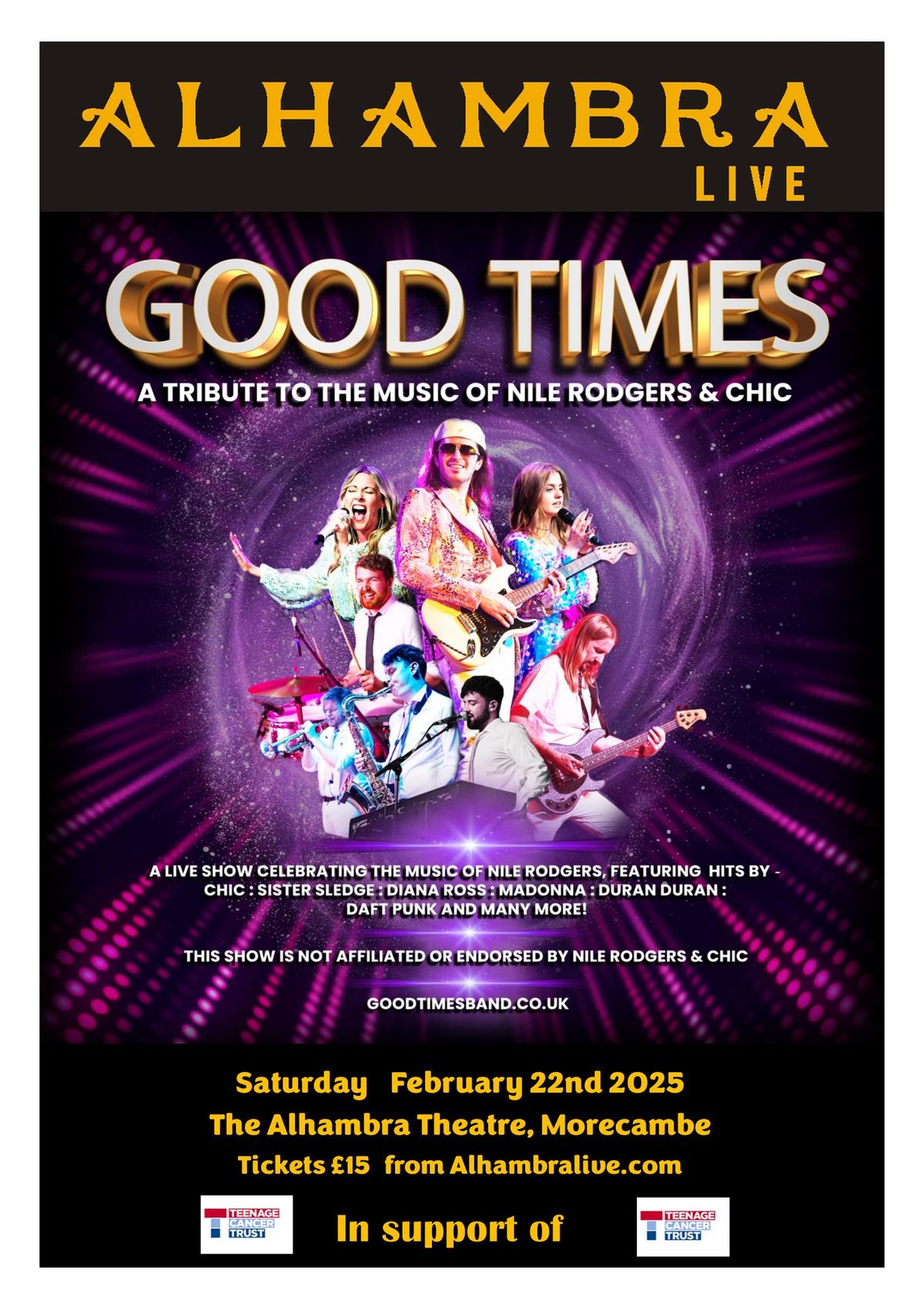 Everybody Dance 2 - Disco Night featuring live music from Good Times