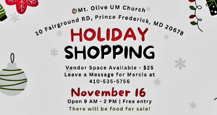 Holiday Shopping Bazaar 