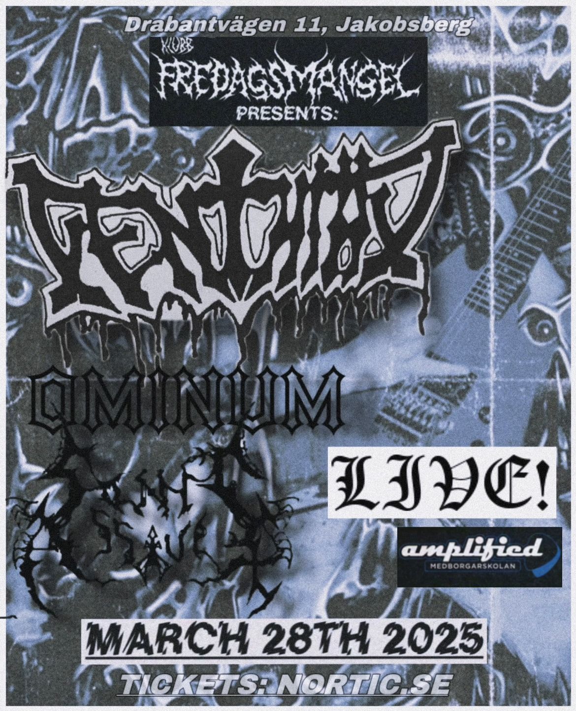 Venthiax + Ominum + Sonic Assault Live @Klubb Fredagsmangel