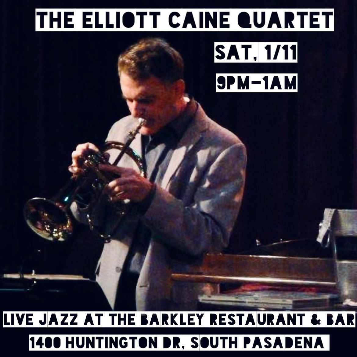 Saturday Night Jazz at The Barkley With Elliott Caine!