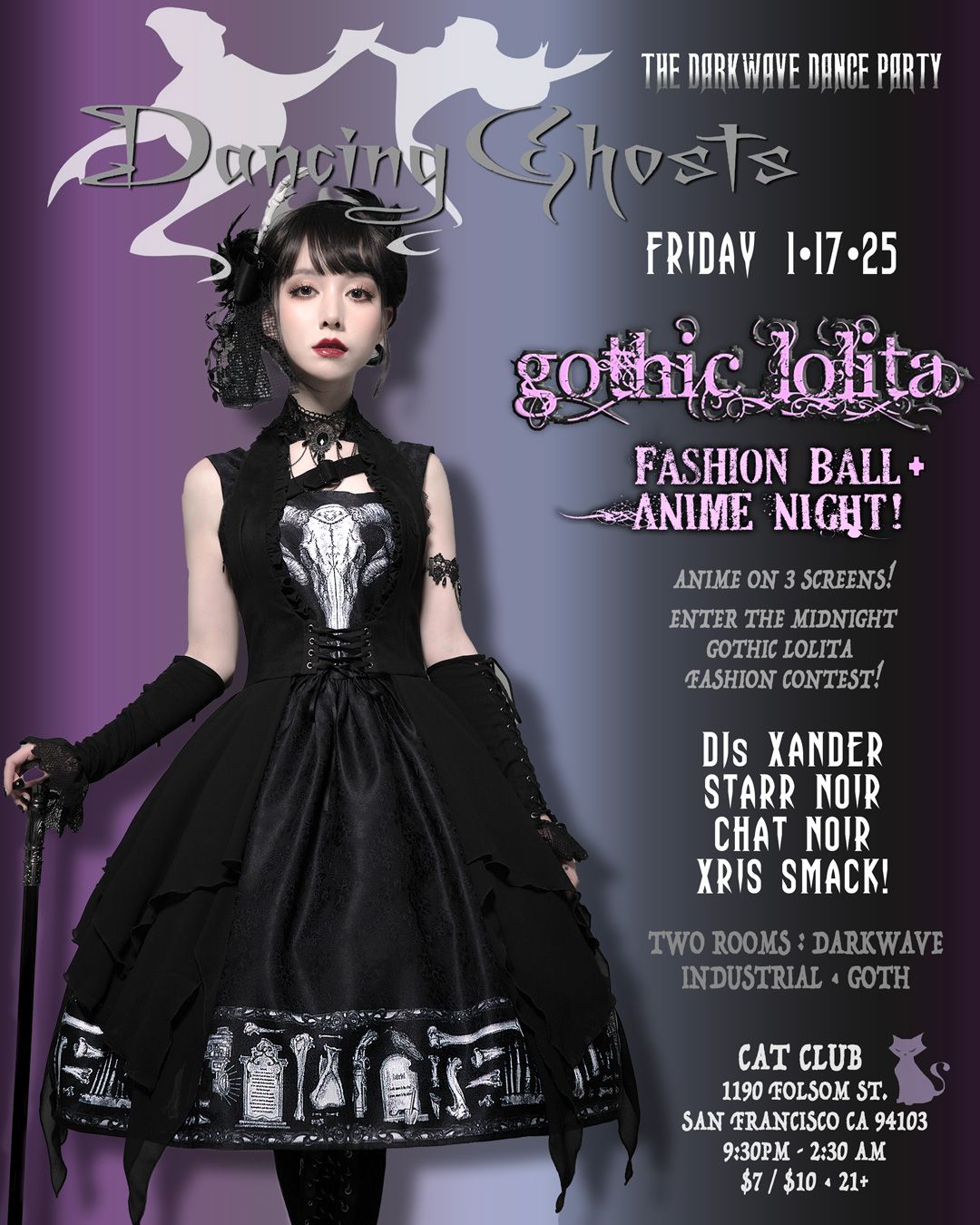 Gothic-Lolita Fashion Ball \u2605 Anime Night \/ Dancing Ghosts!