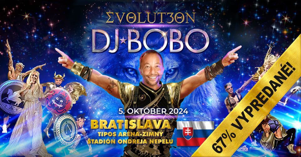 DJ BoBo v Bratislave - EVOLUT3ON TOUR 2024