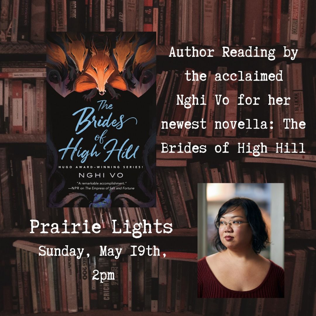 Nghi Vo at Prairie Lights Bookstore