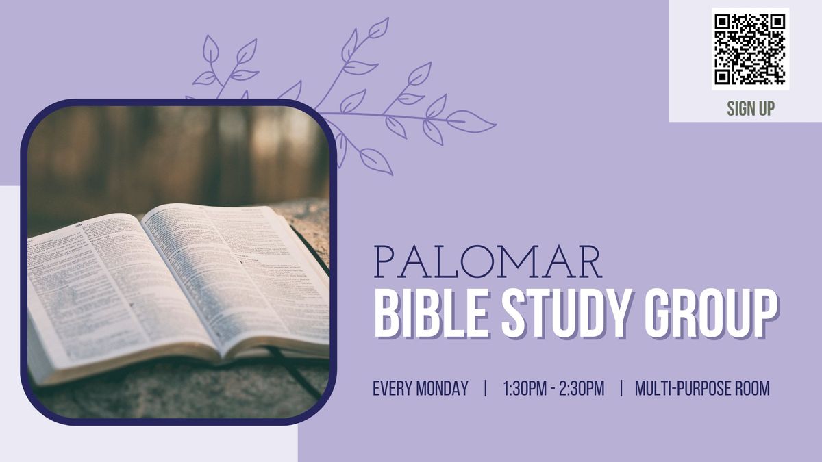 Palomar Spiritual Care: Bible Study 