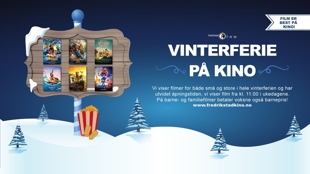 Vinterferie p\u00e5 Fredrikstad Kino \u2744\ufe0f\ud83c\udfa5