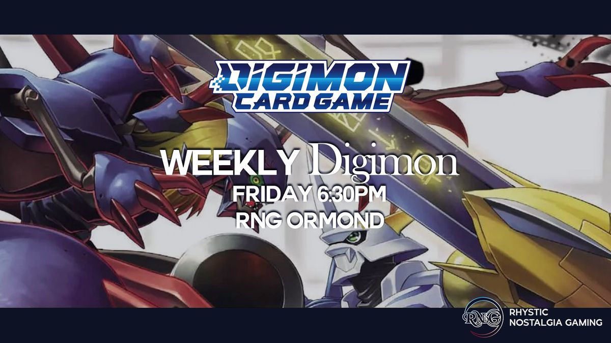 RNG Ormond - Digimon TCG Weekly Store Tournament