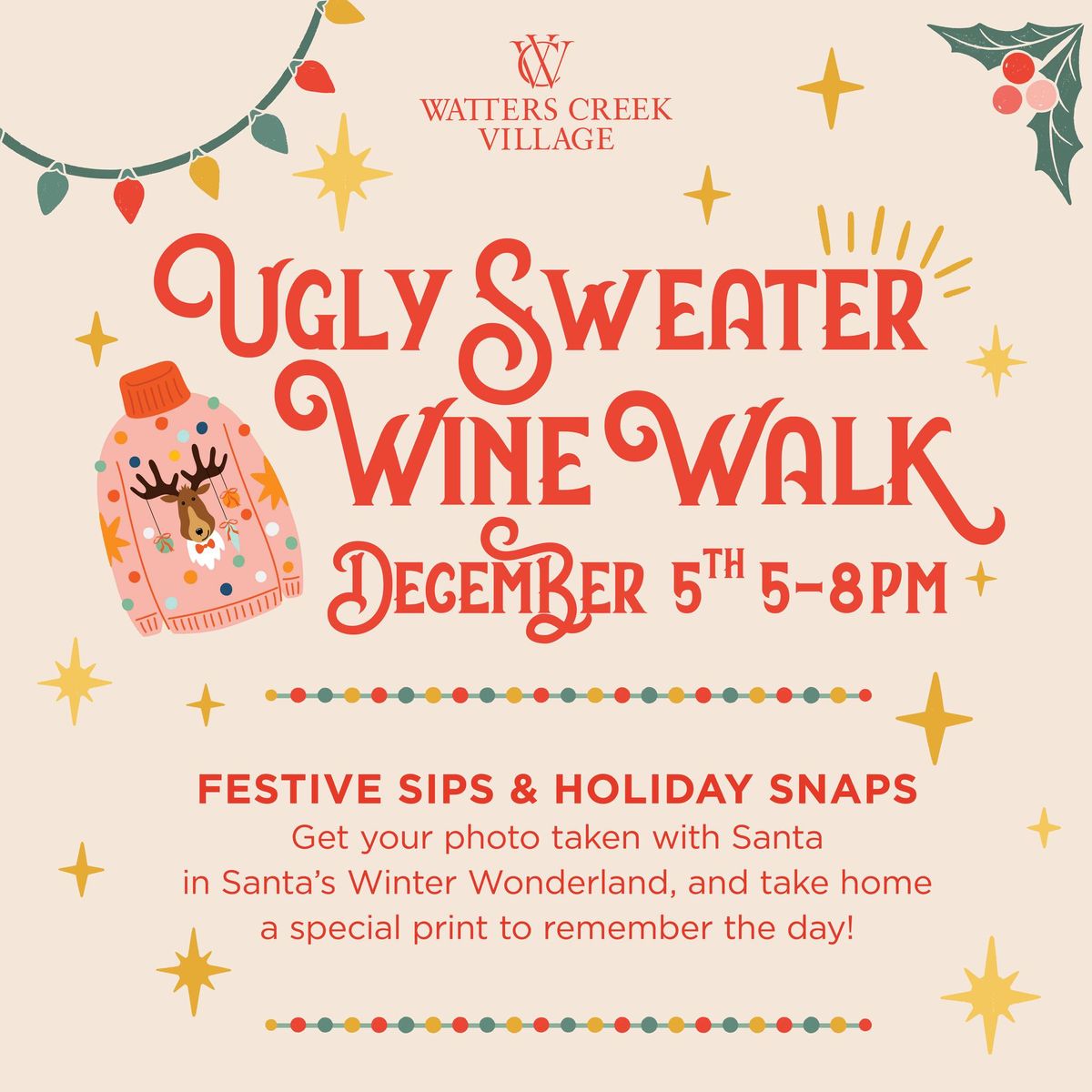 Ugly Sweater Wine Walk