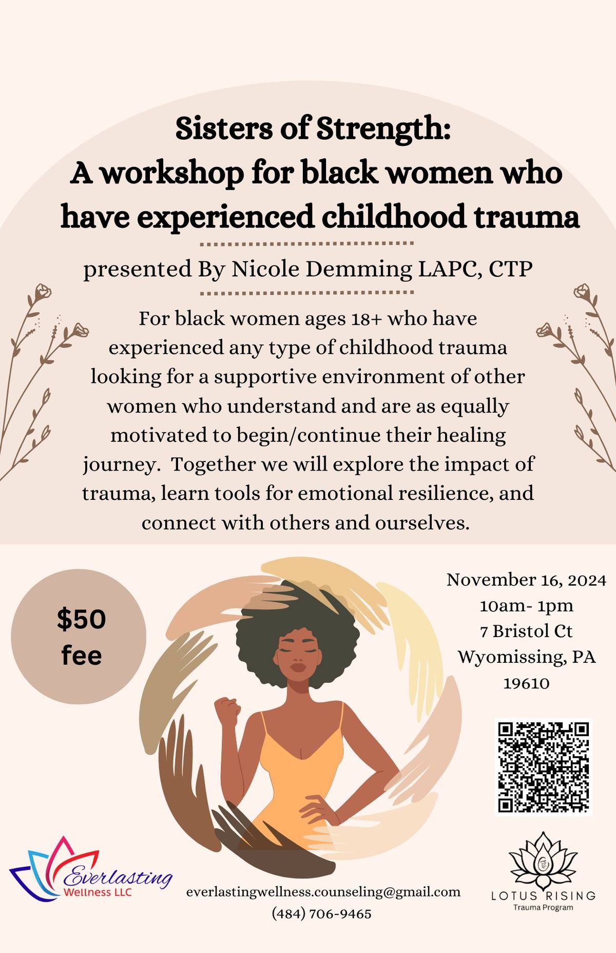 Sisters of Strength: A Workshop for Black Women Who Have Experienced Childhood Trauma