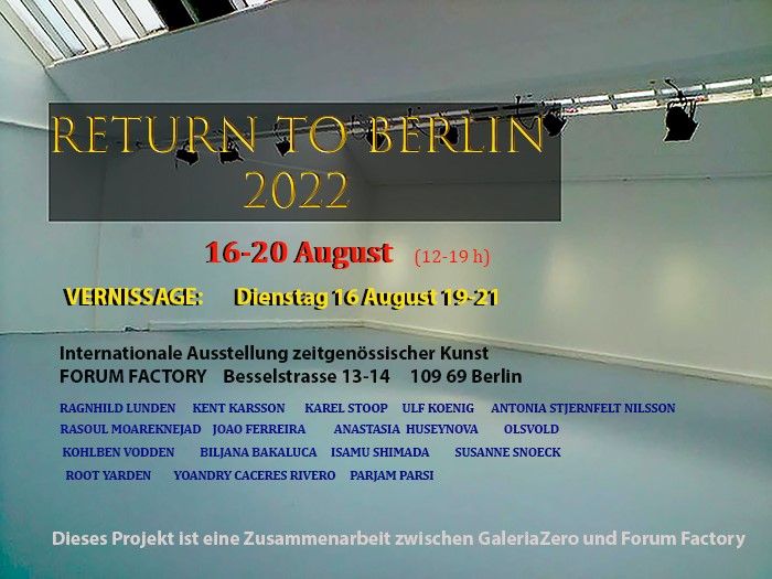 International Art Exhibition "Return to Berlin 2022" (Opening)