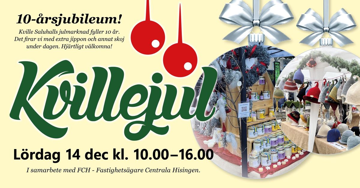 Kvillejul - Kville Saluhalls julmarknad