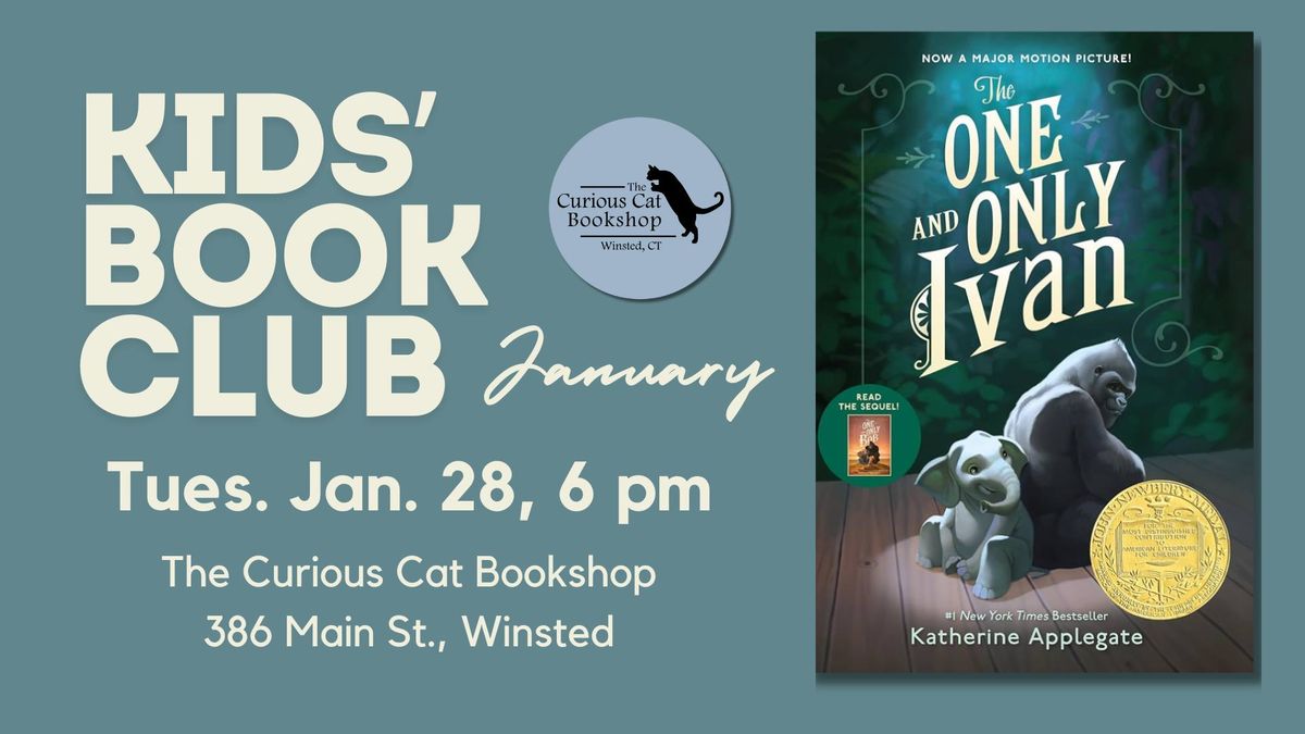 Kids' Book Club: The One and Only Ivan