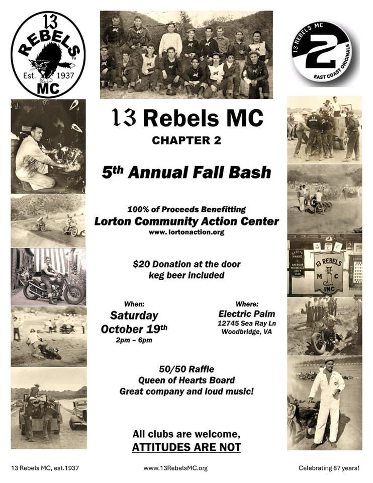 13 Rebels MC CH2 - 5th Annual Fall Bash