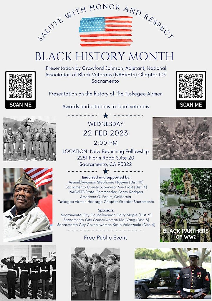 Salute with Honor and Respect 11th Annual Black History Month Event