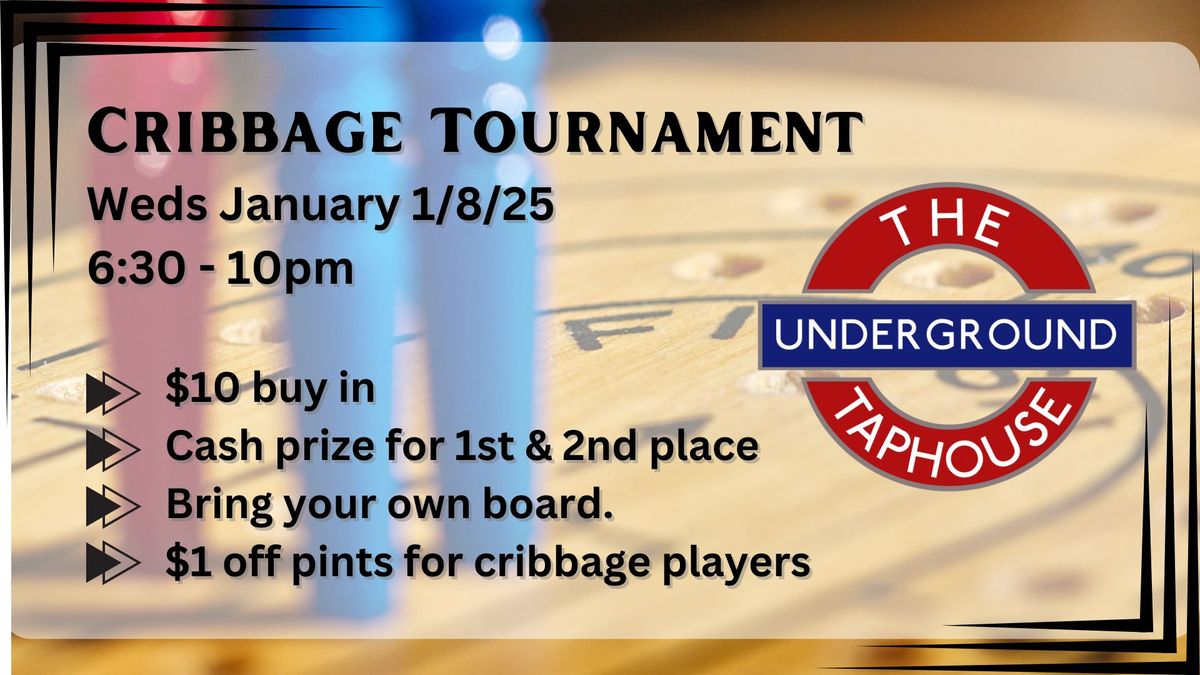 Cribbage Tournament @ The Underground Taphouse