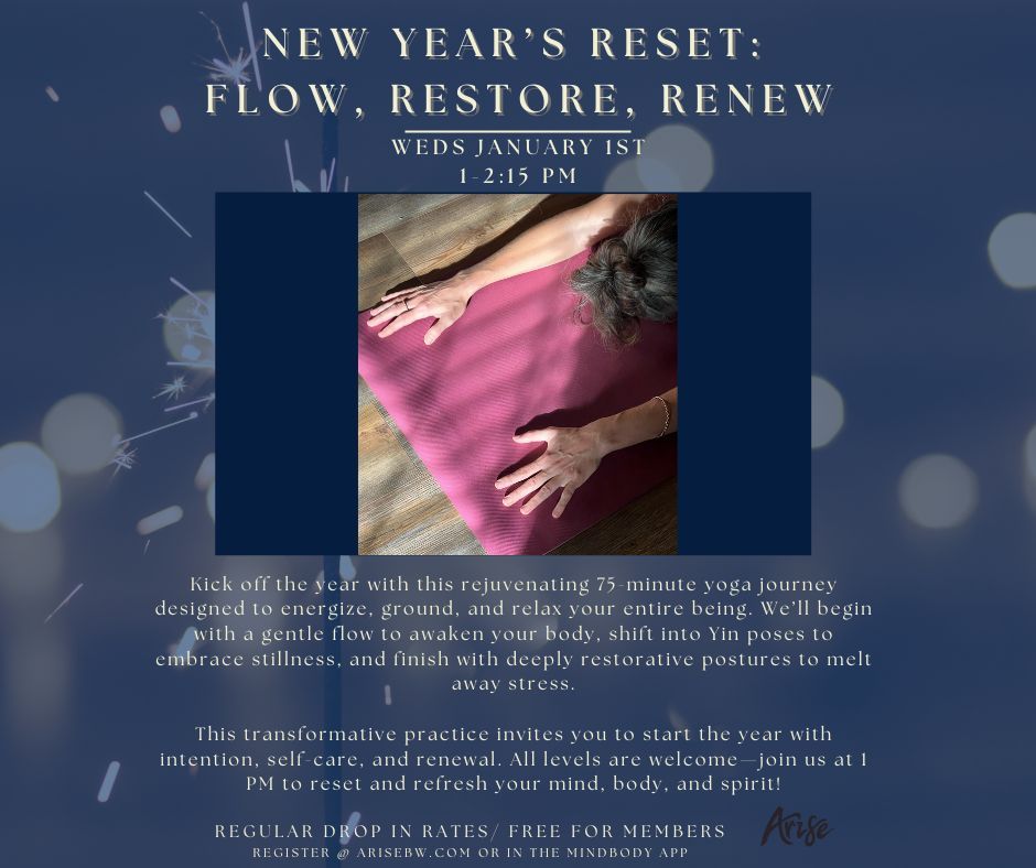 New Year's Reset: Flow, Restore, Renew