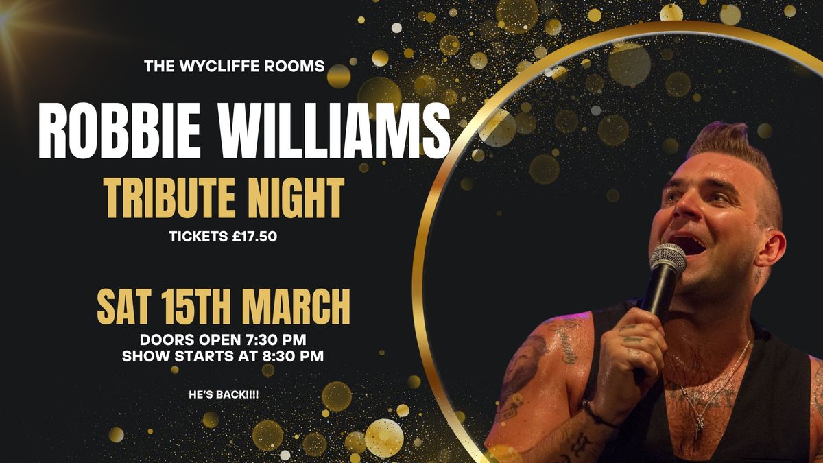 Robbie Williams Tribute Night