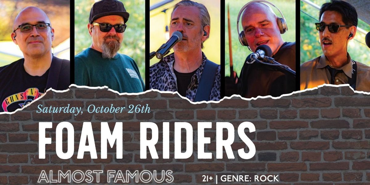 Foam Riders: dynamic rock band with 80s covers and original hits