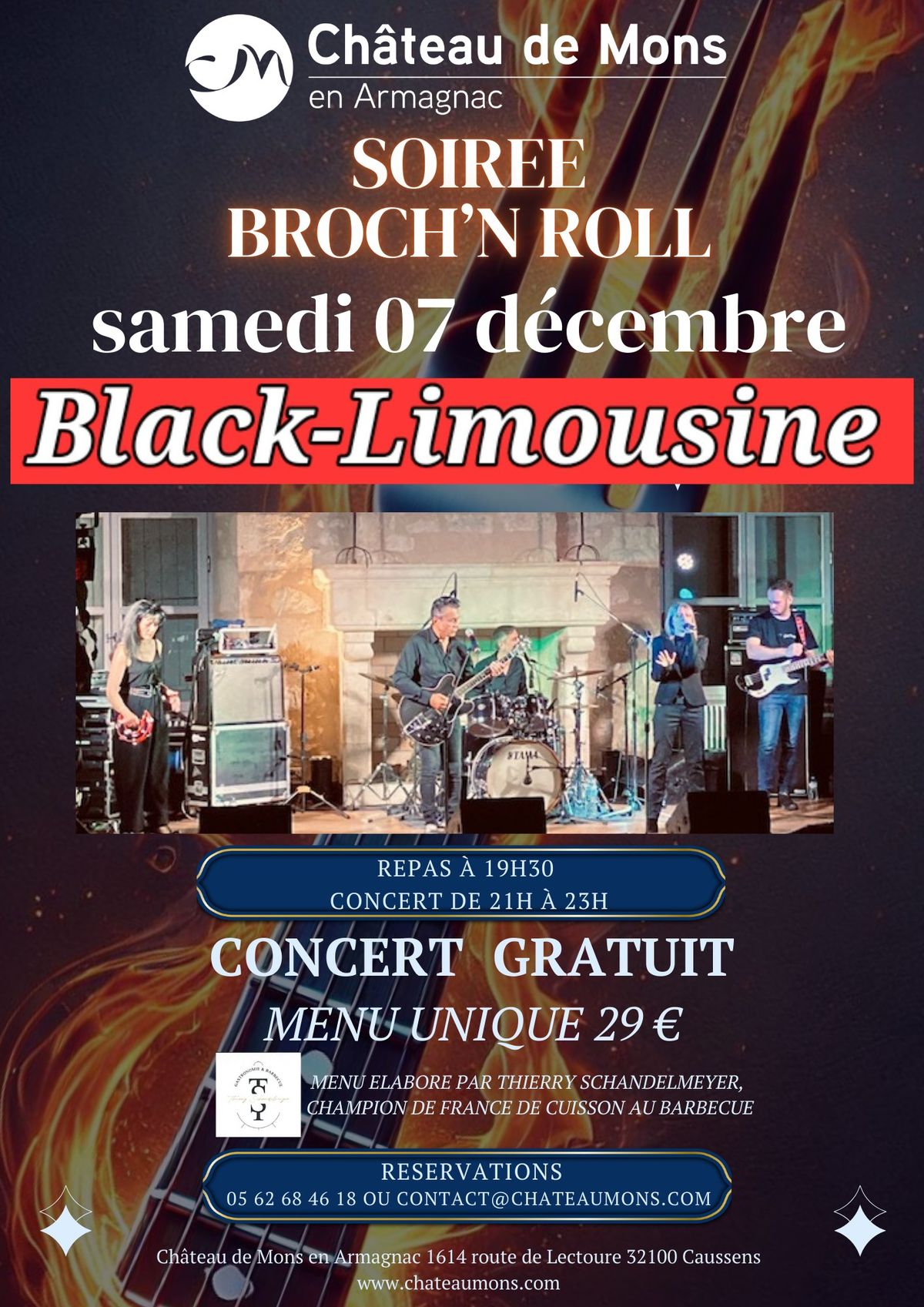 BLACK LIMOUSINE EN CONCERT