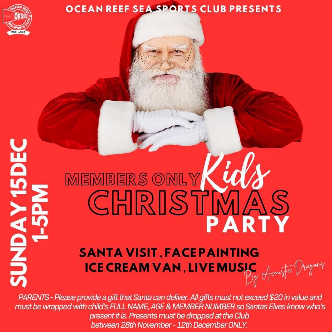 Acoustic Dragons - Ocean Reef Sea Sports Club Members Kids Christmas Party