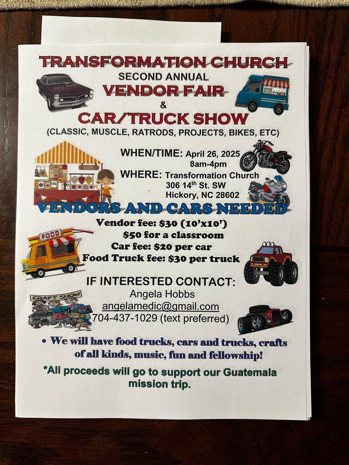 Second Annual vendor and car show