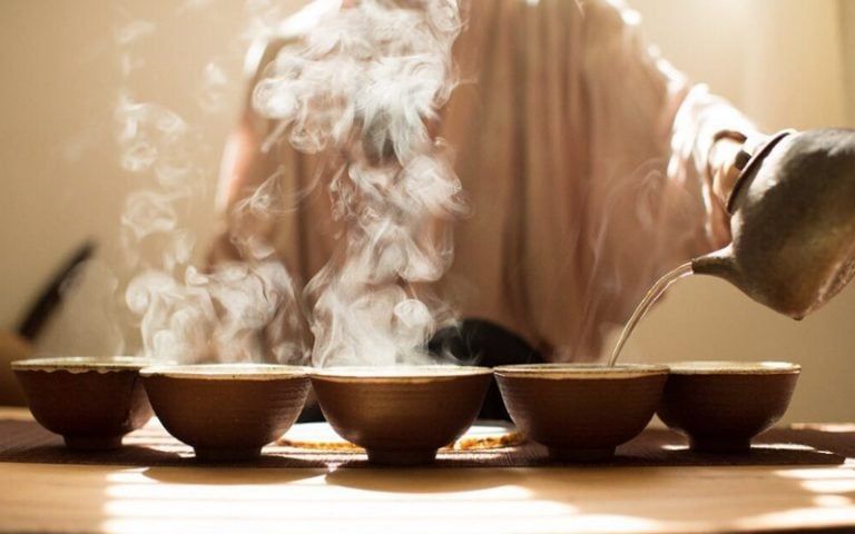 Bowl Tea Ceremony Silent Meditation