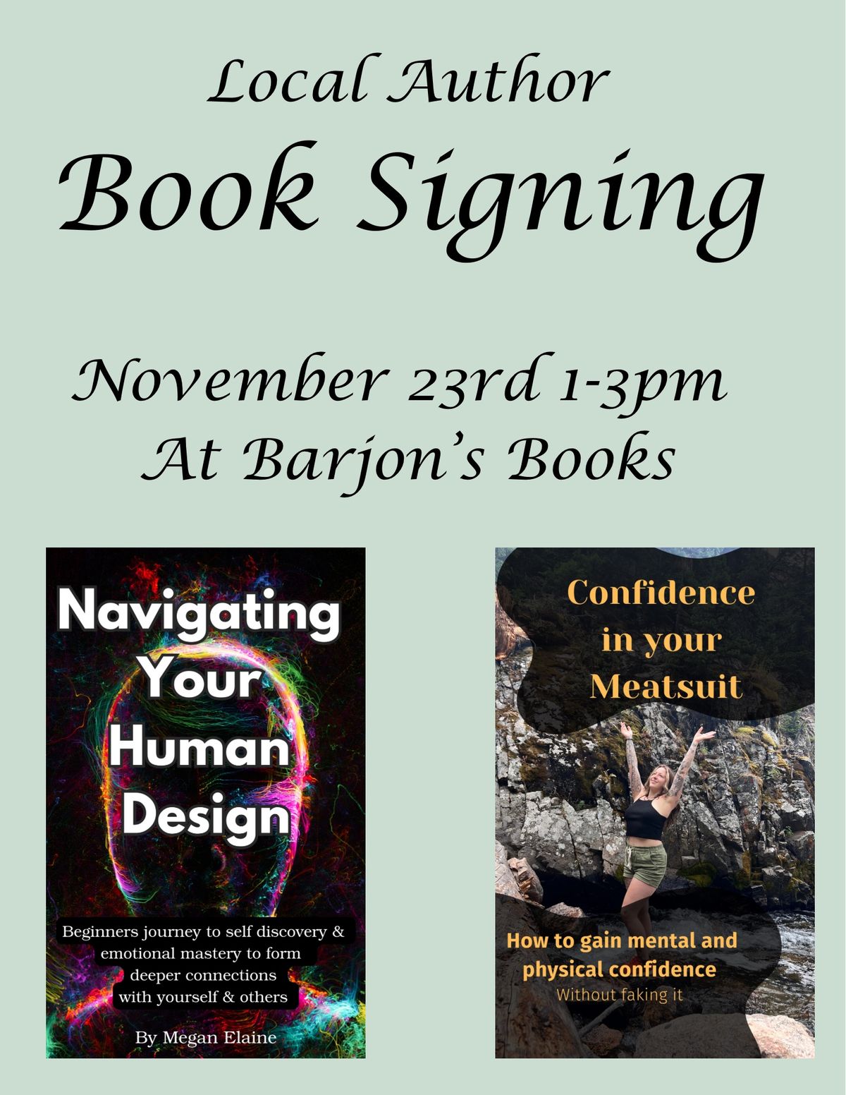 Local Author Book Signing 