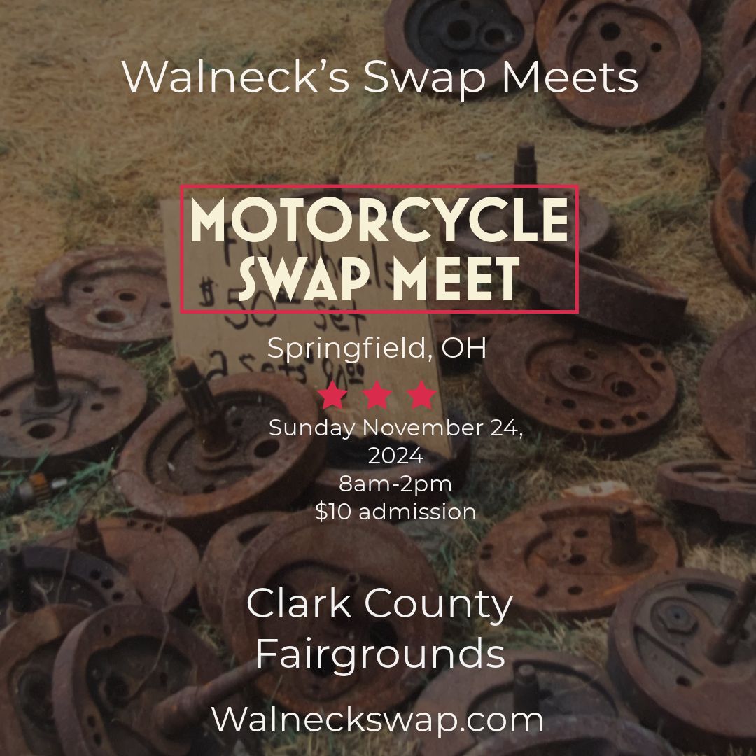 Springfield, OH motorcycle swap meet