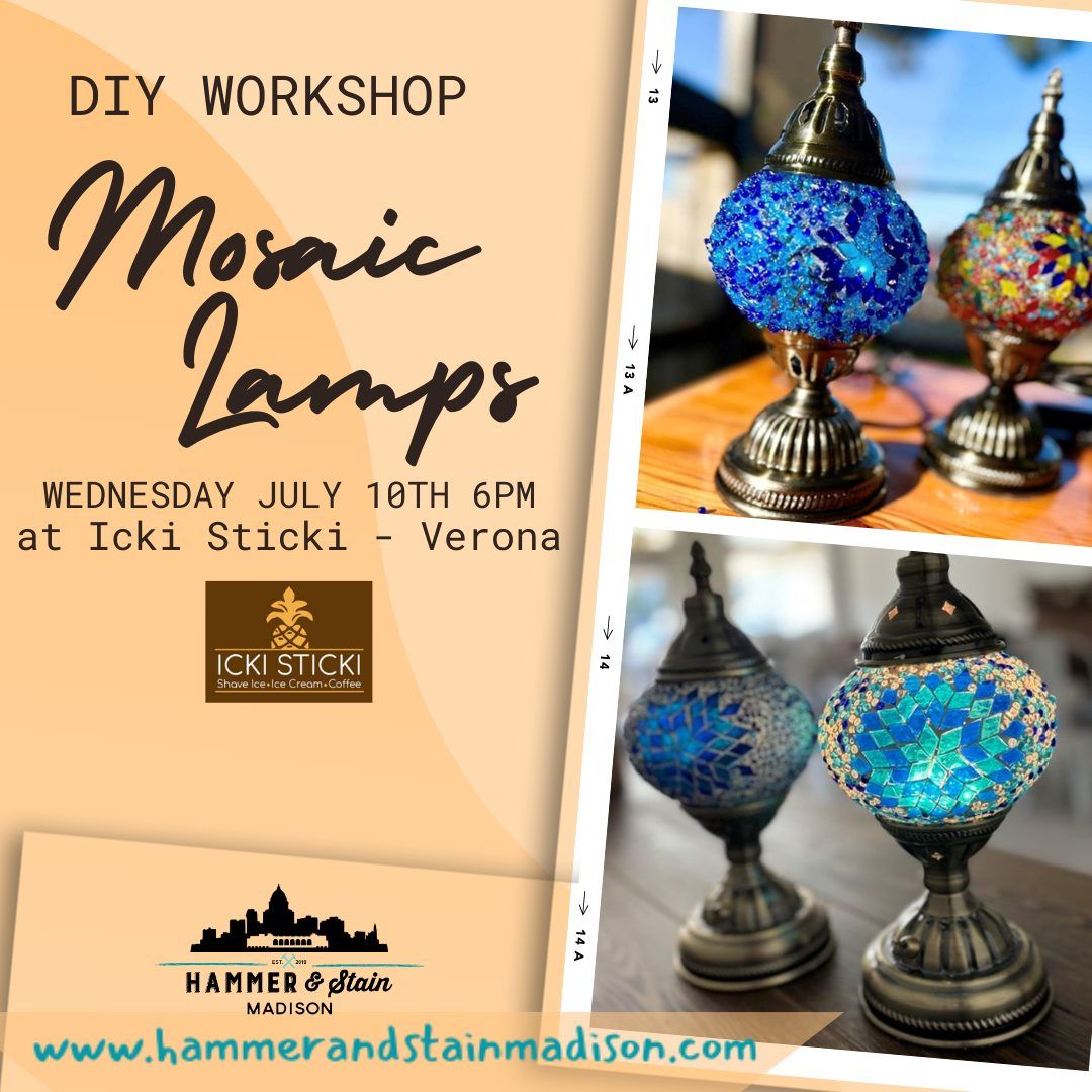 Mosaic Lamps - DIY Workshop