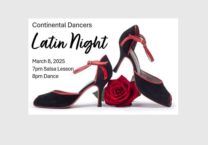 Latin Night! Recorded Music with Salsa Lesson by CJ Christen