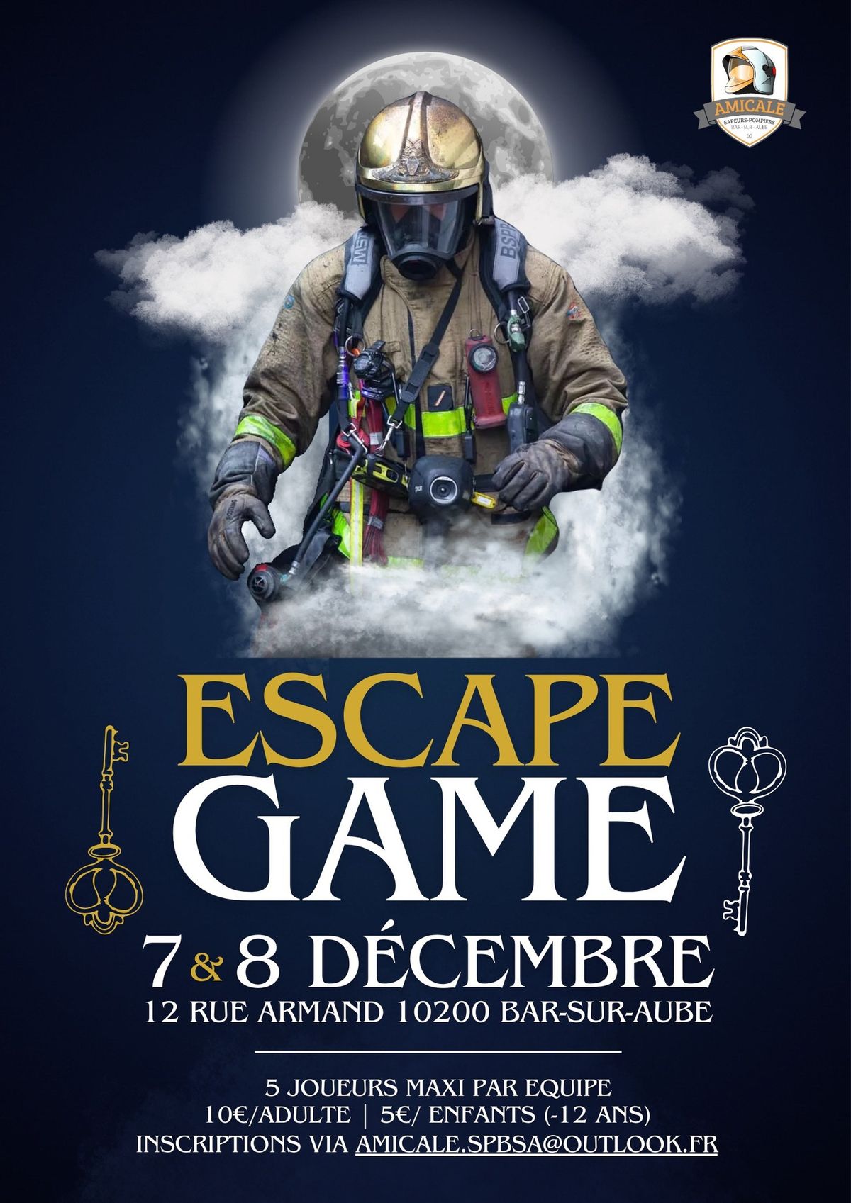 ESCAPE GAME SAPEURS-POMPIERS