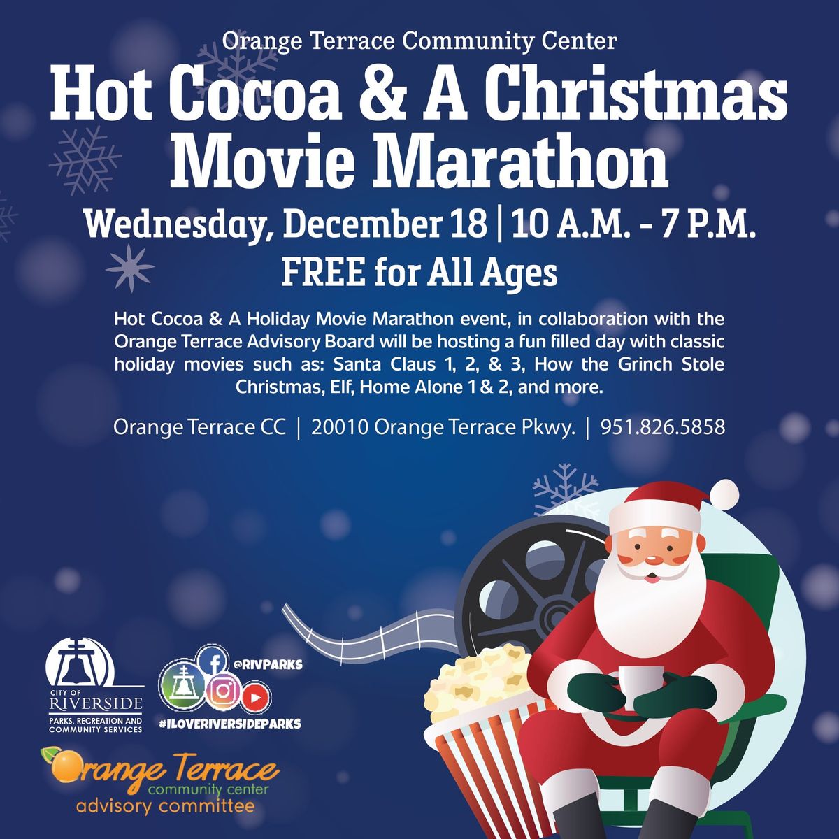 Hot Cocoa & A Christmas Movie Marathon!