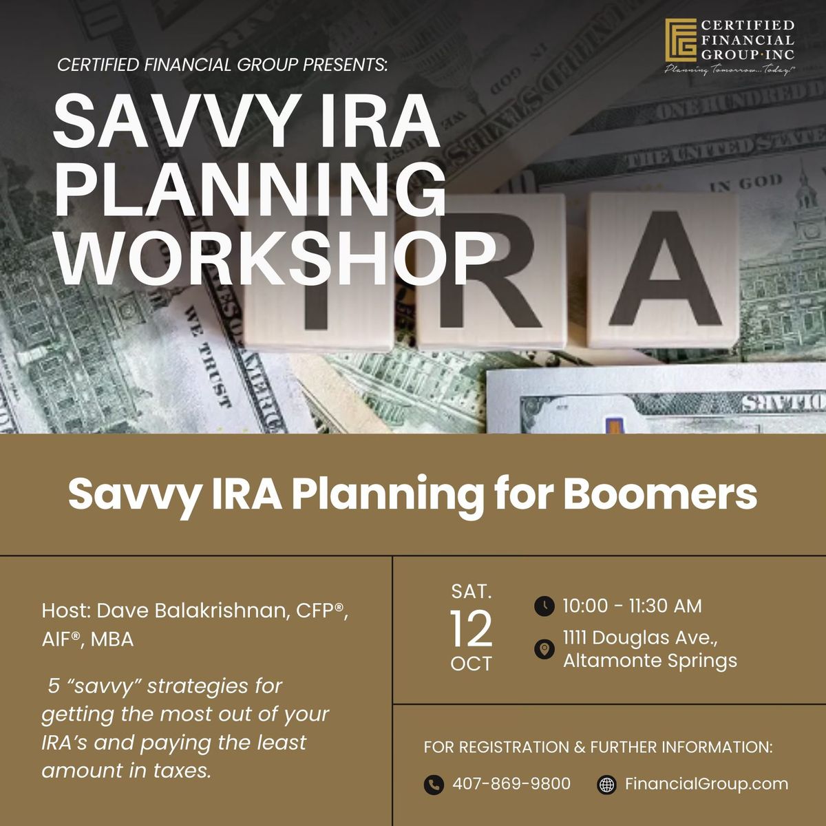 Savvy IRA Planning for Boomers: Strategies to Help You Save Taxes and Get More Out of Your IRA